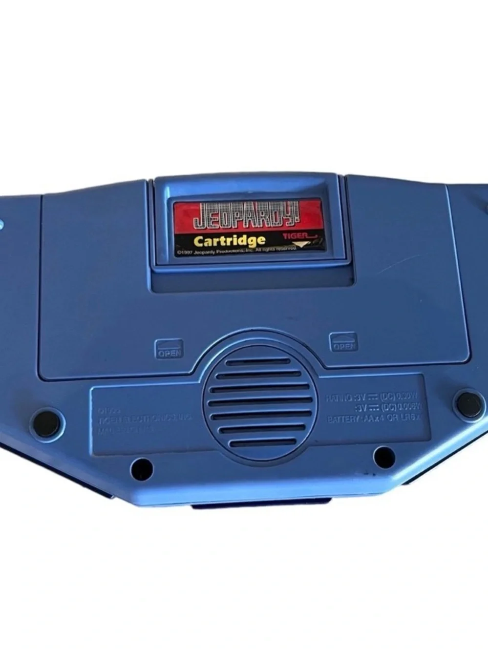 Jeopardy Tiger Electronic Handheld Game 1995 Console w/Cartridge